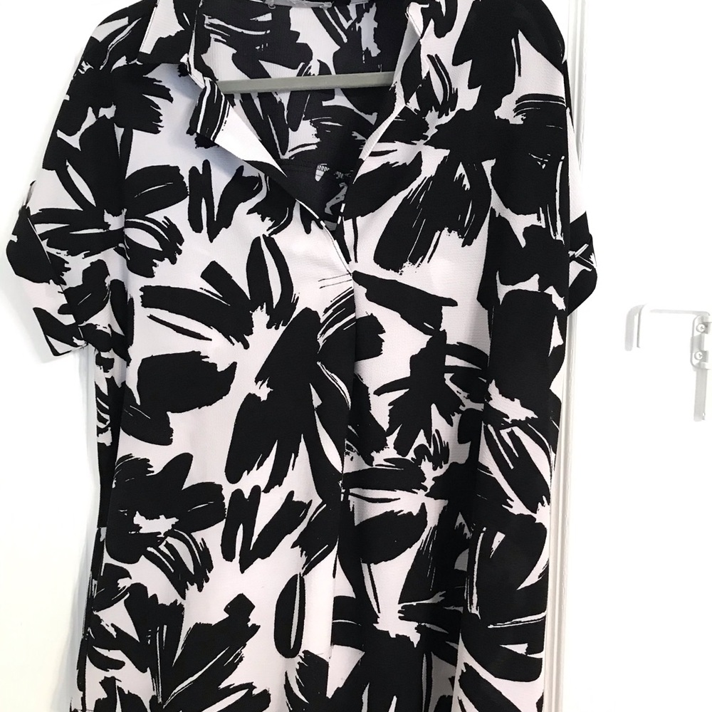 Black and white design shirt